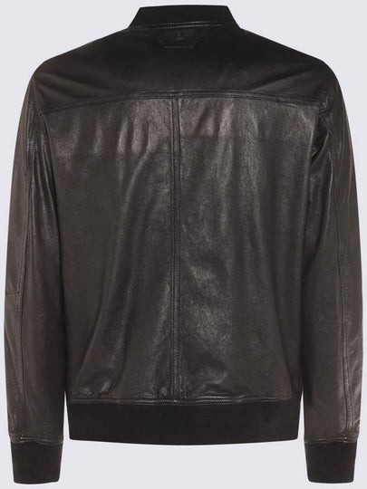 Salvatore Santoro Black Leather Jacket - SALVATORE SANTORO - BALAAN 2