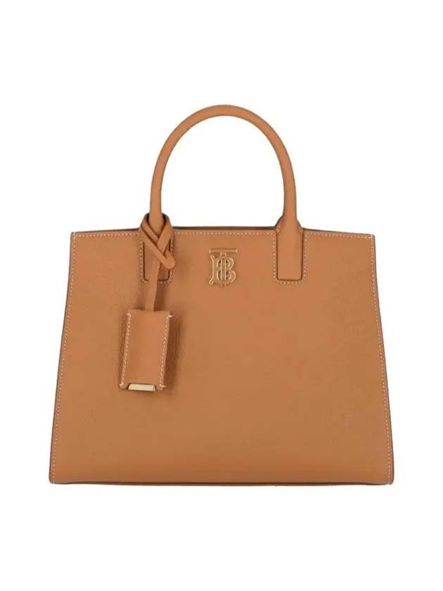 Mini Frances Leather Tote Bag Brown - BURBERRY - BALAAN 2