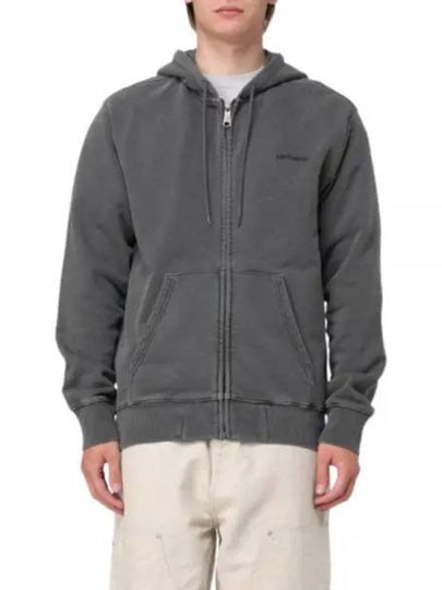 Duster Script Zip Up Hoodie Dark Grey - CARHARTT WIP - BALAAN 2