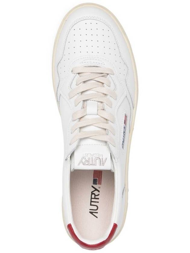 Medalist Red Tab Low Top Sneakers White - AUTRY - BALAAN 3