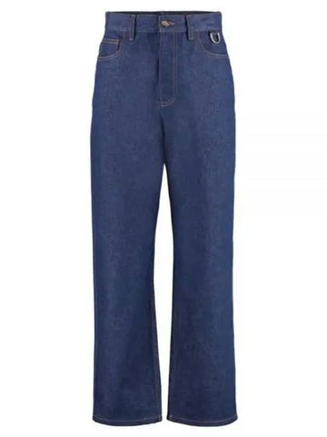 Women s Denim Straight Pants FLP651ALC1 - FENDI - BALAAN 1