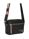 Fluk Techno Nylon Cross Bag Black - BALLY - BALAAN 2