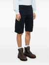 Stretch Satin Cargo Shorts Navy - CP COMPANY - BALAAN 4