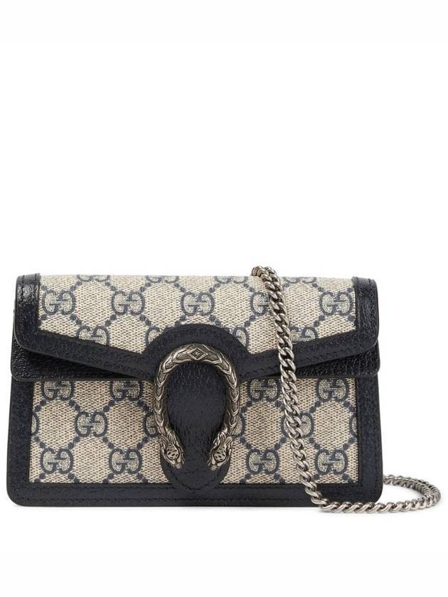 Dionysus GG Super Mini Bag Blue - GUCCI - BALAAN 1