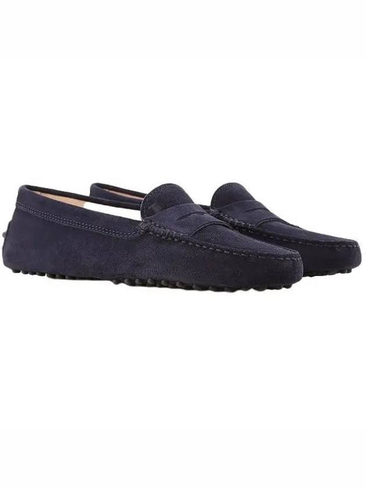 Gommino Suede Driving Shoes Blue - TOD'S - BALAAN 2