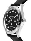 G Timeless 42mm leather watch black - GUCCI - BALAAN 4