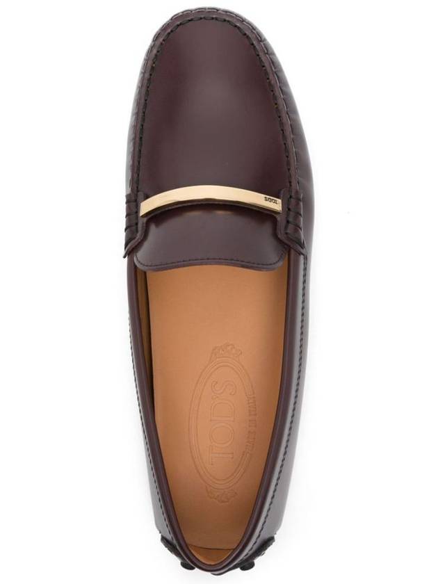 Tod'S Branded Metal Bar Brushed Leather Gommino Driving Shoes - TOD'S - BALAAN 4