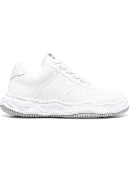 Wayne OG Sole Canvas Low Top Sneakers White - MAISON MIHARA YASUHIRO - BALAAN 1