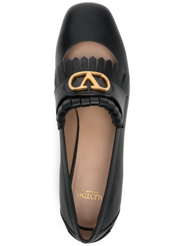 Valentino Garavani Flat shoes Black - VALENTINO - BALAAN 4