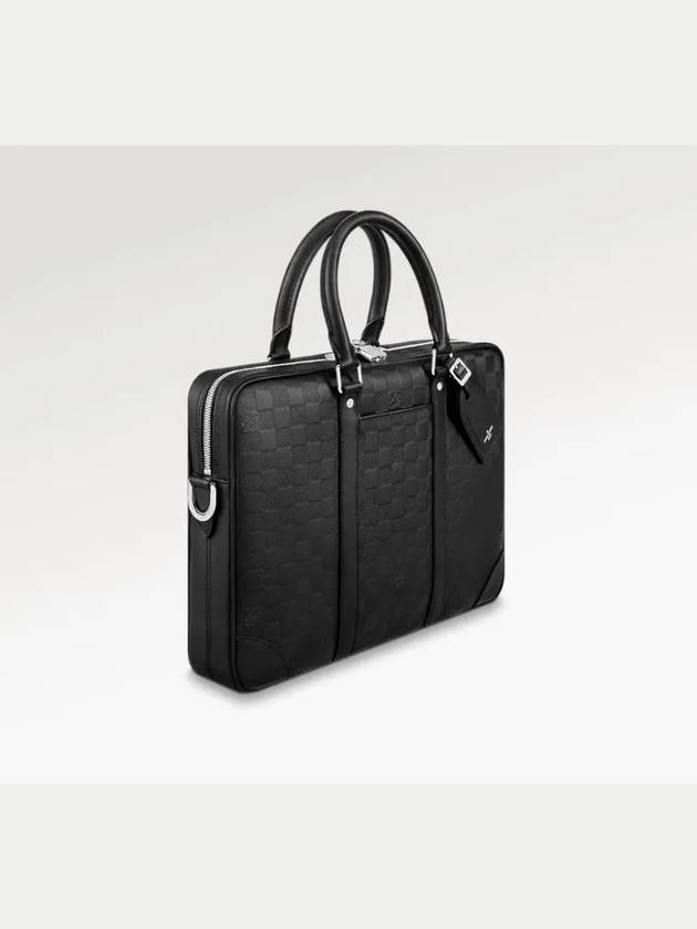 Porte Documents Voyage PM Brief Case Black - LOUIS VUITTON - BALAAN 4