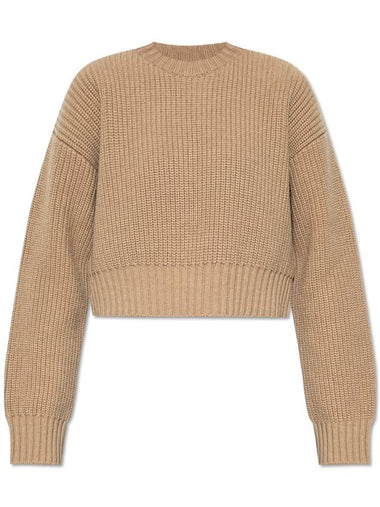 Bottega Veneta Wool Sweater, Women's, Beige - BOTTEGA VENETA - BALAAN 1