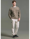 Men s Woven Mix Windproof Lining Round Raglan Windbreaker Khaki Beige - CLEVELAND GOLF - BALAAN 5