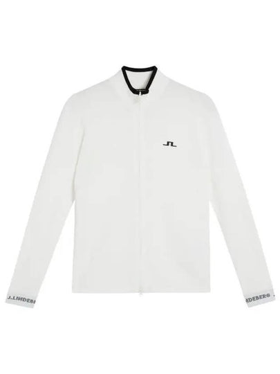 Almaida Full Zip Knit Top White - J.LINDEBERG - BALAAN 2