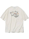 Always cat embroidery short sleeve t shirt cream - CPGN STUDIO - BALAAN 3