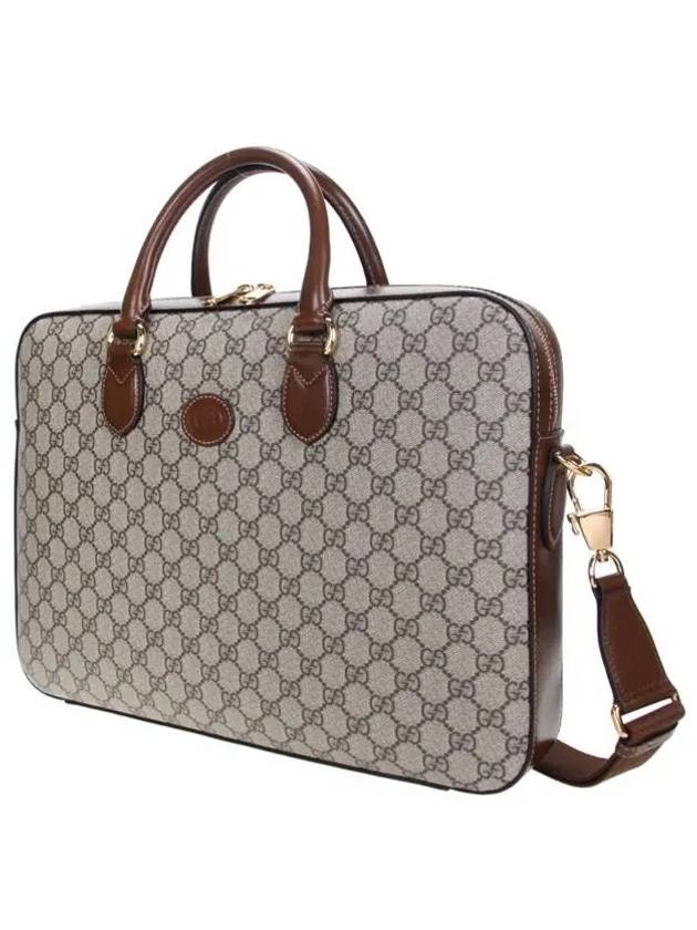 Interlocking G Brief Case Beige - GUCCI - BALAAN 3