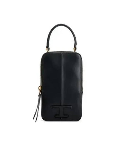 T Timeless Phone Cross Bag Black - TOD'S - BALAAN 2