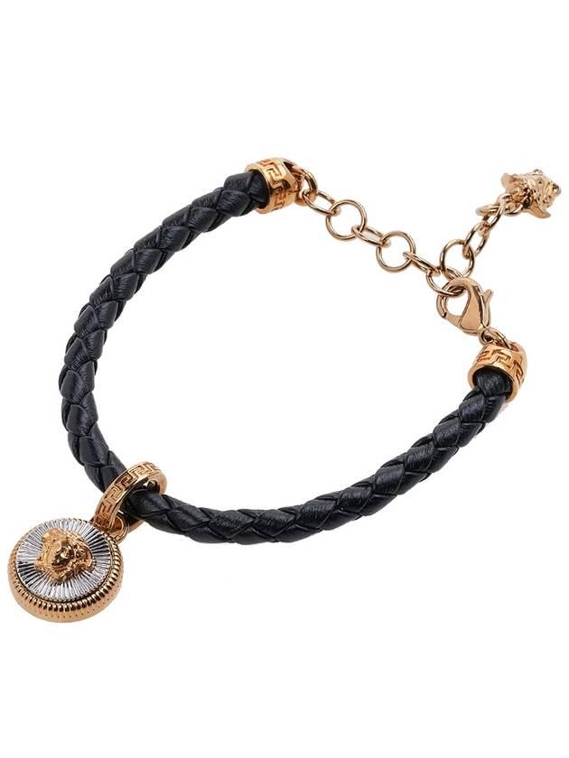 Enamel Medusa Bracelet  Black - VERSACE - BALAAN 2