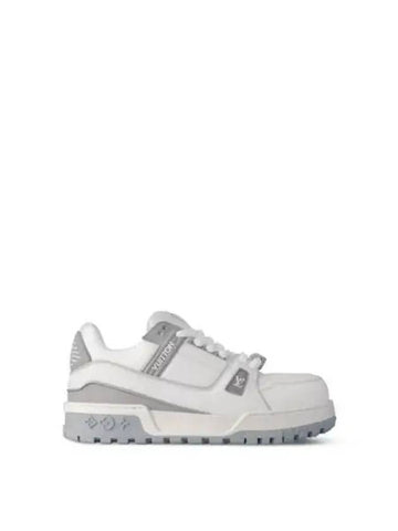 LV Trainer Maxi Low Top Sneakers Grey - LOUIS VUITTON - BALAAN 1