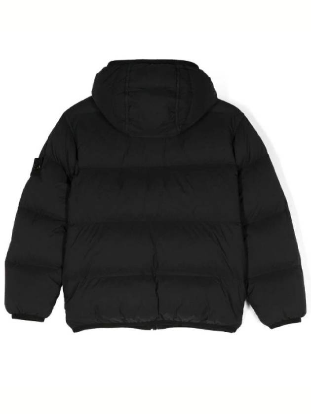 Kids Seamless Tunnel Nylon Down Padding Black - STONE ISLAND - BALAAN 3