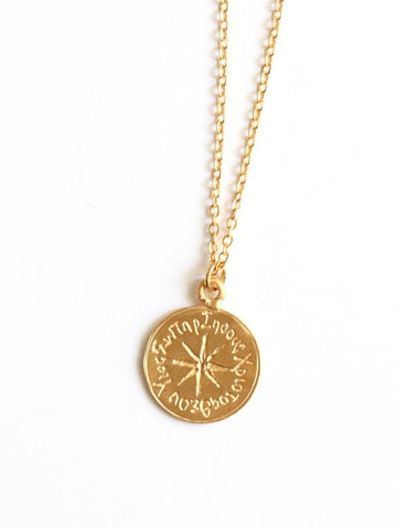 Medallion 02 Necklace Gold - ELYONA - BALAAN 1