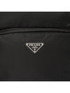 Triangle Logo Re-Nylon Backpack Black - PRADA - BALAAN 7