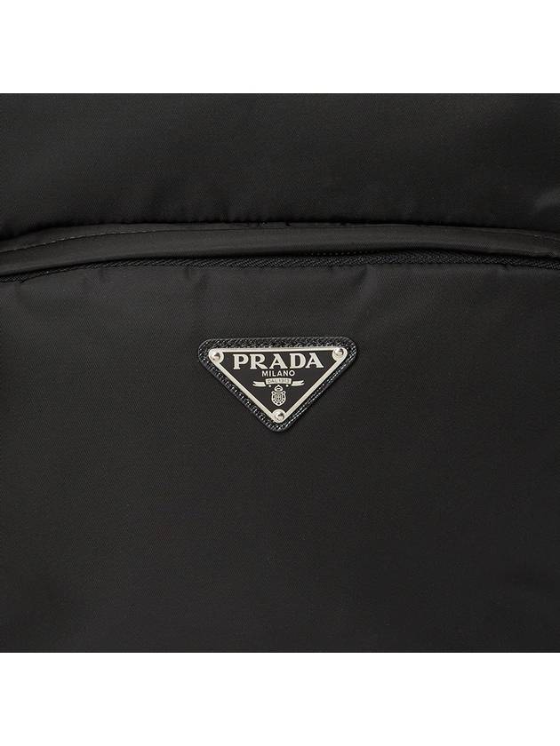 Triangle Logo Re-Nylon Backpack Black - PRADA - BALAAN 7