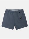 Men's Logo Patch Swim Shorts Grey - CP COMPANY - BALAAN 2