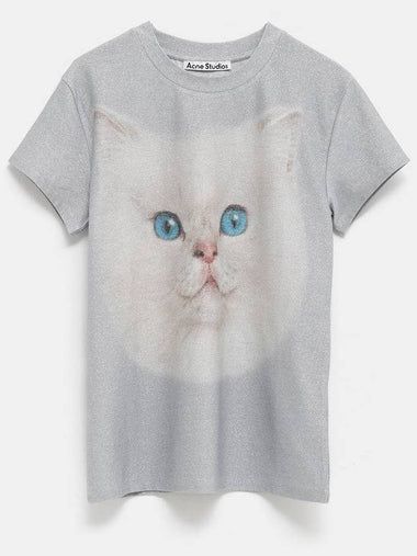 AI Cat Print Tee - ACNE STUDIOS - BALAAN 1