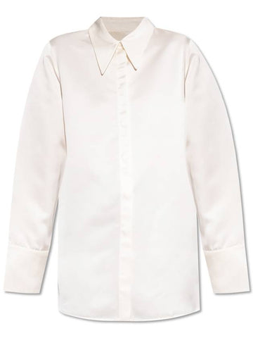 JIL SANDER Long Shirt, Women's, Cream - JIL SANDER - BALAAN 1