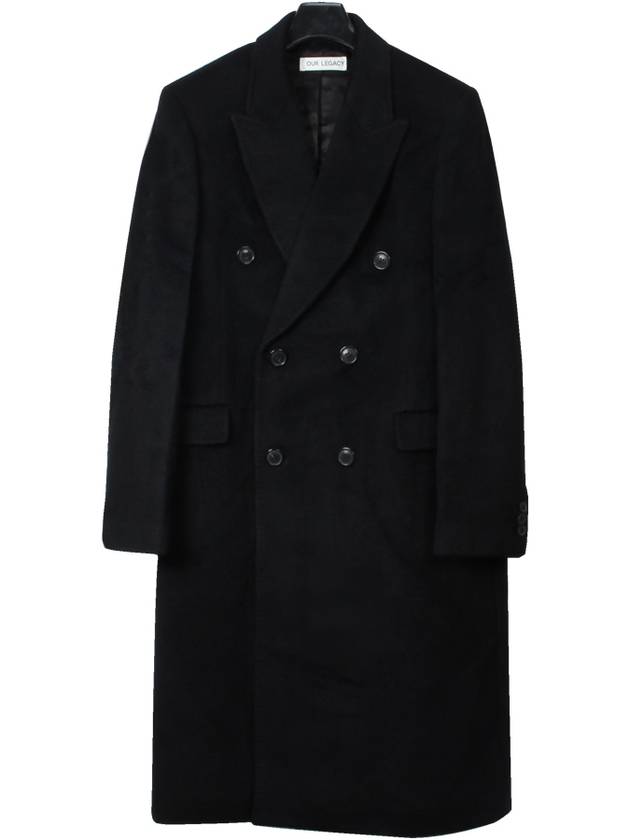 Men's Harry Wool Whale Coat Black - OUR LEGACY - BALAAN 2