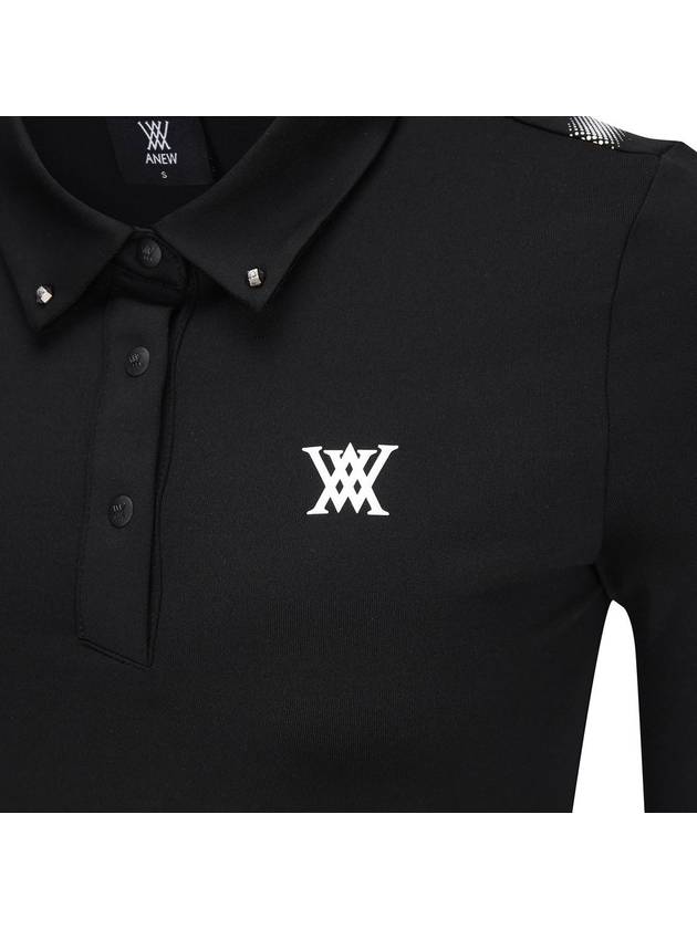 Official W SIGNATURE LOGO L TS BK - ANEWGOLF - BALAAN 6