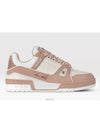 LV Trainer Low Top Sneakers Rose - LOUIS VUITTON - BALAAN 3