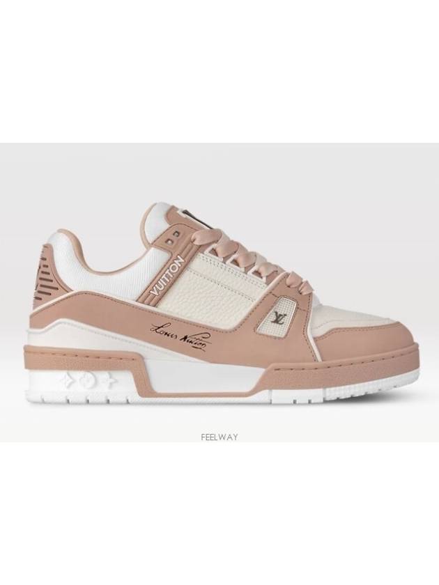 LV Trainer Low Top Sneakers Rose - LOUIS VUITTON - BALAAN 3