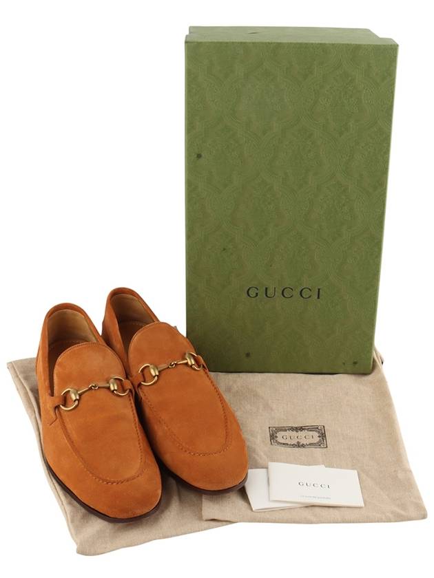 406994 Jordan Horsebit Suede Loafers Size 9 34013 - GUCCI - BALAAN 8