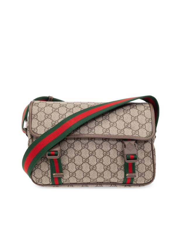 Ophidia GG Messenger Bag Beige Ebony - GUCCI - BALAAN 2