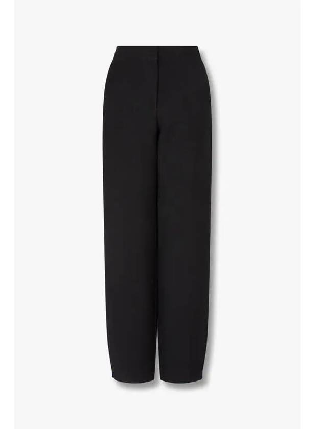 Women s Snap Button Hem Banding Pants Black - GIORGIO ARMANI - BALAAN 1