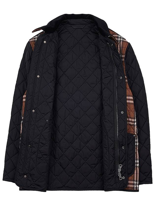 Vintage Check Quilted Jacket Brown - BURBERRY - BALAAN 11