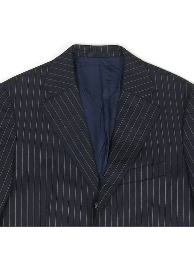 Navy Stripe Pattern Men s Blazer Jacket - PAUL SMITH - BALAAN 2