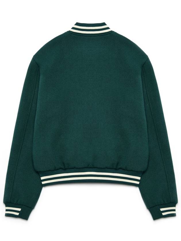 Varsity Wool Bomber Jacket Green - ROLLING STUDIOS - BALAAN 3