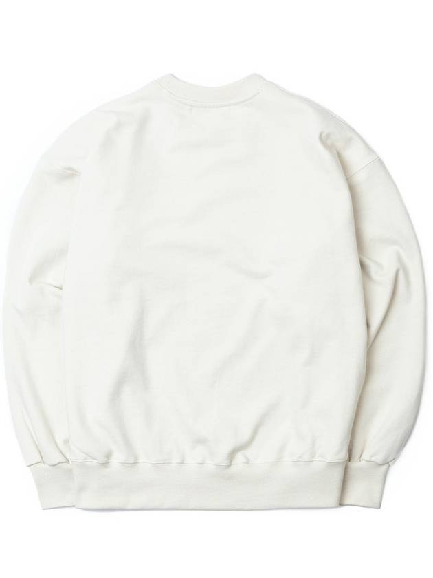 Print Sweatshirt Ivory BFMCFTS21 - BACKANDFORTH - BALAAN 3