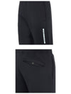 Organic Cotton Polyester Seaqual Yarn Fleece Track Pants Black - STONE ISLAND - BALAAN 6