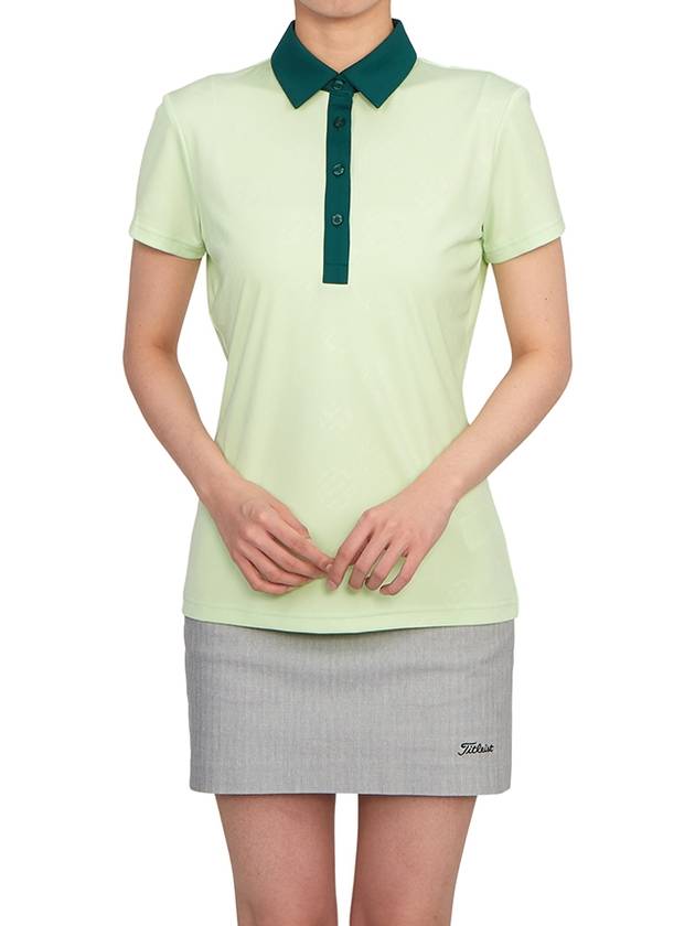 Golf wear women s collar short sleeve t shirt AWJT07881 M037 - J.LINDEBERG - BALAAN 6