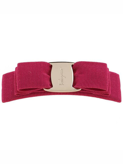 Ferragamo Women's Vara Hair Clip 34 2019 FANDANGO PINK 0759762 - SALVATORE FERRAGAMO - BALAAN 2