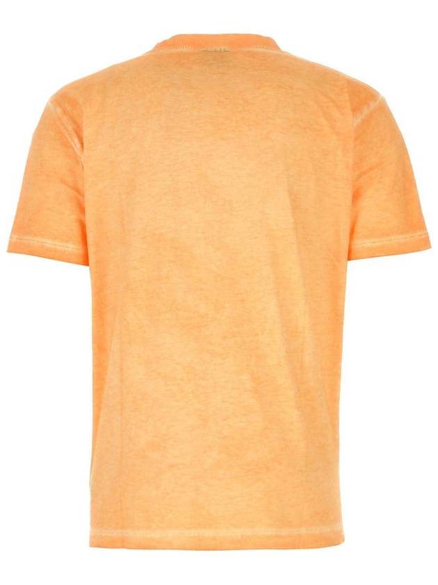 Sunset Cross Short Sleeve T-Shirt Orange - MARCELO BURLON - BALAAN 3