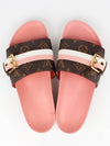 Monogram Velcro Gold Sandal Slippers 35 5 225 - LOUIS VUITTON - BALAAN 7