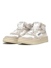 Medalist Goatskin Suede High-Top Sneakers White - AUTRY - BALAAN 2