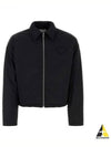 Puffer Blouson Tech Nylon Zip Up Jacket Black - BOTTEGA VENETA - BALAAN 2