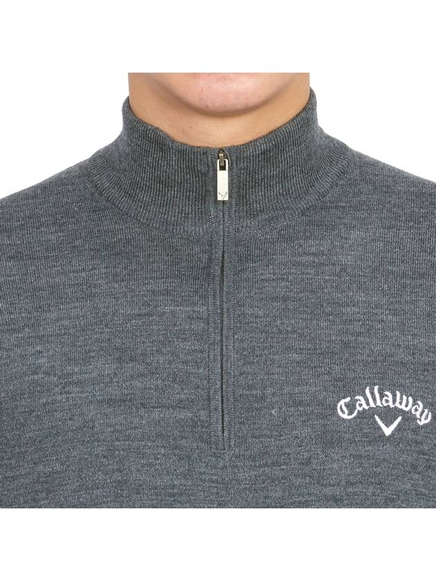 Logo Knit Top Gray - CALLAWAY GOLF - BALAAN 7