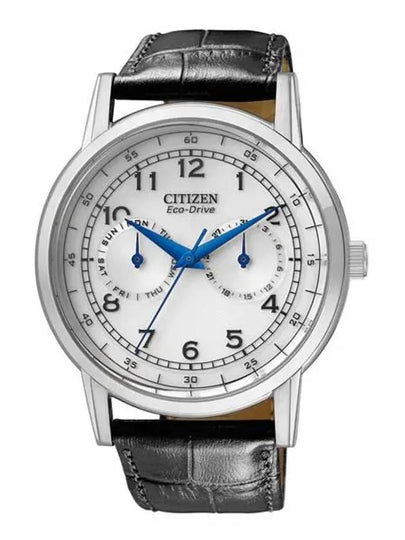 Men s Leather Wrist Watch Eco Drive AO9000 06B - CITIZEN - BALAAN 2