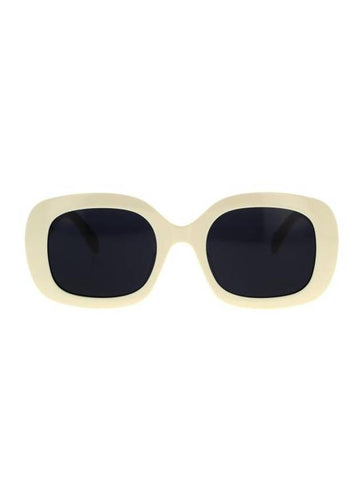 Eyewear Triomphe 10 Acetate Sunglasses White - CELINE - BALAAN 1